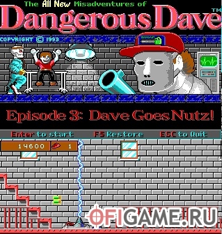 Скачать Dangerous Dave: Dave Goes Nutz через торрент для PC