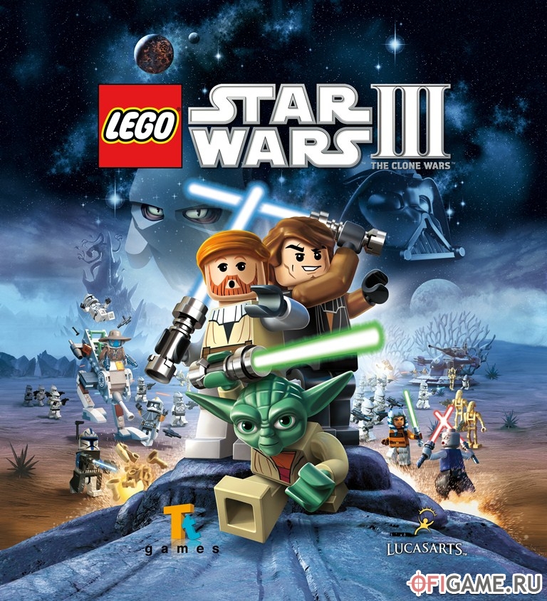 Скачать LEGO Star Wars 3 через торрент для PC